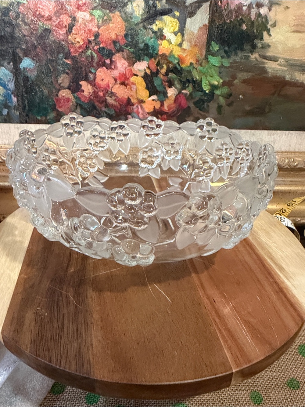Vintage Mikasa Carmen Crystal Bowl